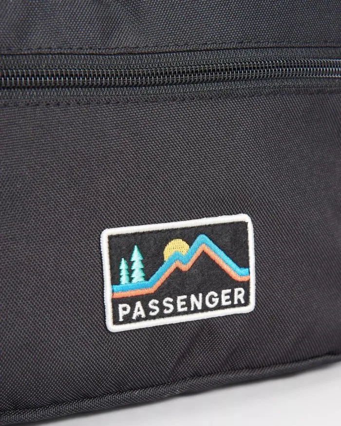 Passenger Clothing Mainland Recycled Hip Pack Black WomenMen Backpacks and Bags