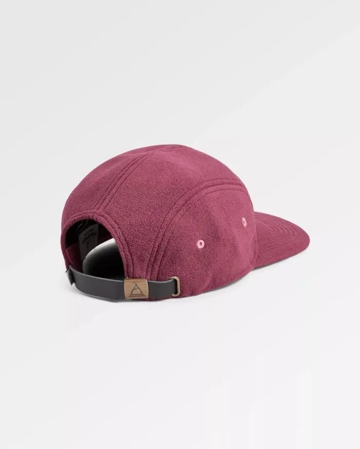 Passenger Clothing Pine Recycled Polar Fleece Cap Wine WomenMen Caps and Hats
