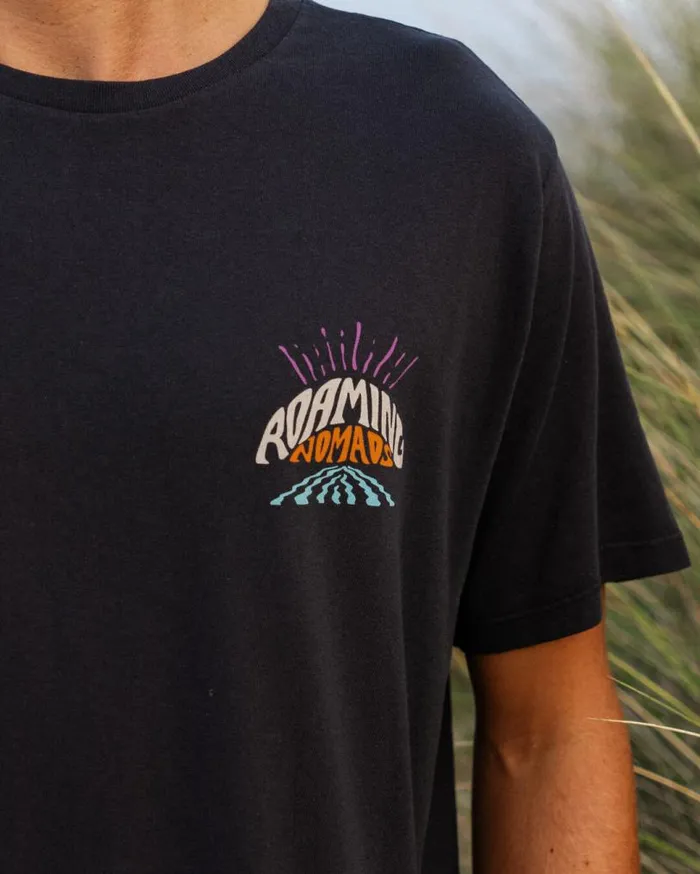 Passenger Clothing Roaming Nomads Recycled Cotton TShirt Black Men TShirts and Vests