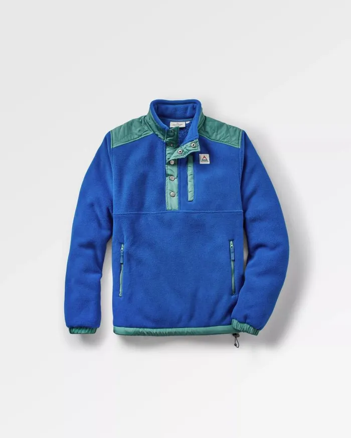 Passenger Clothing Solace Recycled SherpaLined Polar Fleece True Blue Men Fleece