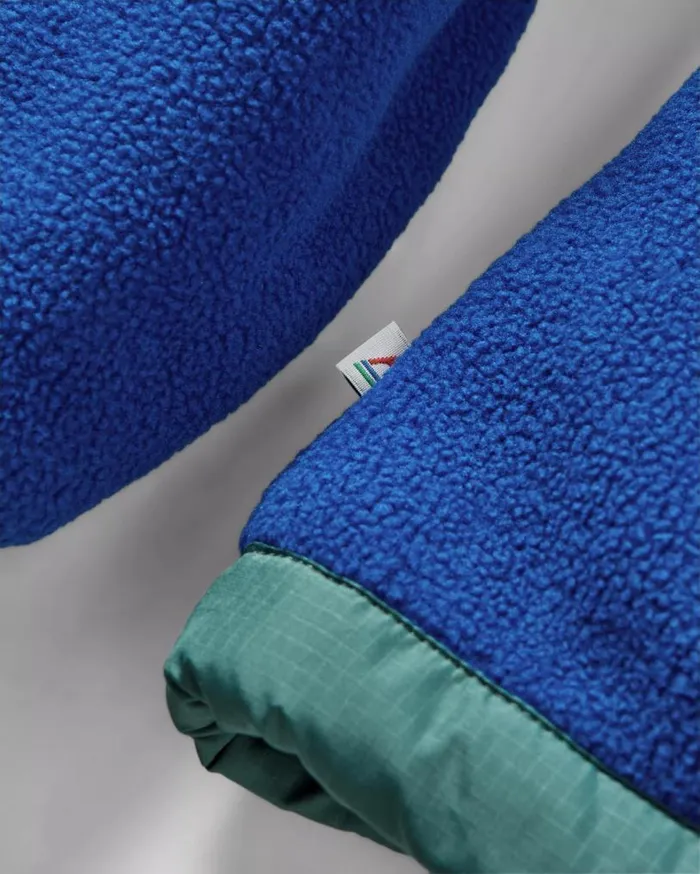 Passenger Clothing Solace Recycled SherpaLined Polar Fleece True Blue Men Fleece