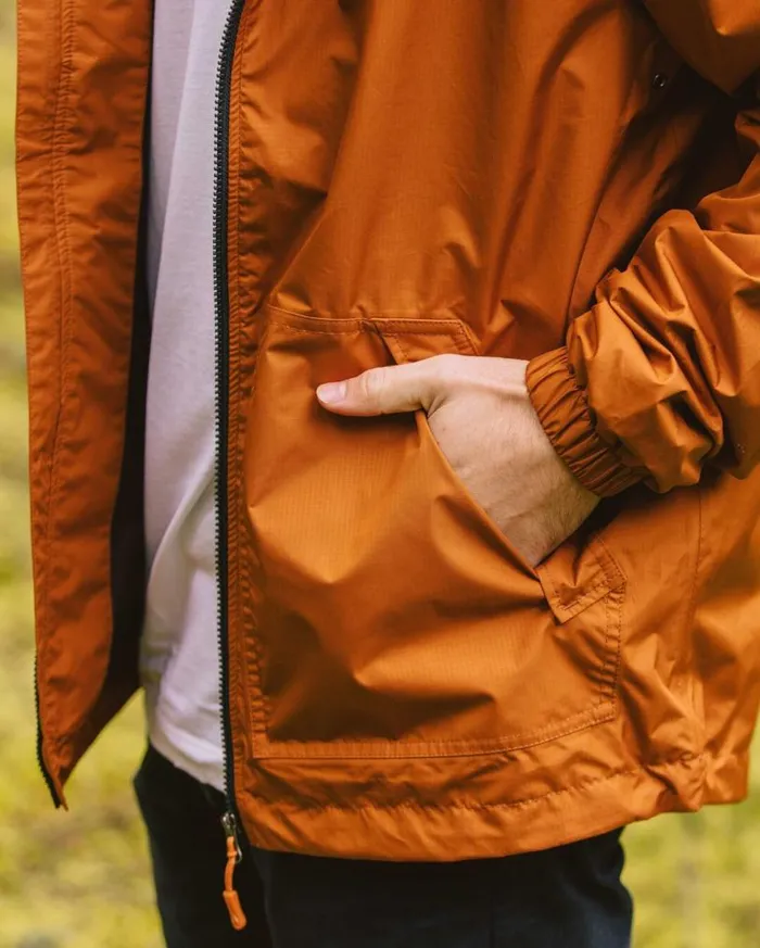 Passenger Clothing Tallows Recycled Water Resistant Jacket Glazed Ginger Men Jackets