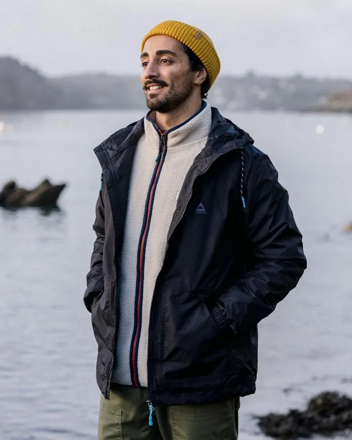 Passenger Clothing Tallows Recycled Water Resistant Jacket True Black Men Jackets