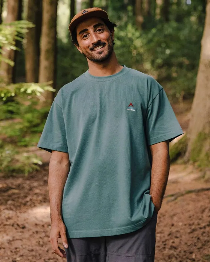 Passenger Clothing Vita Organic Relaxed Fit TShirt Deep Ocean Men TShirts and Vests