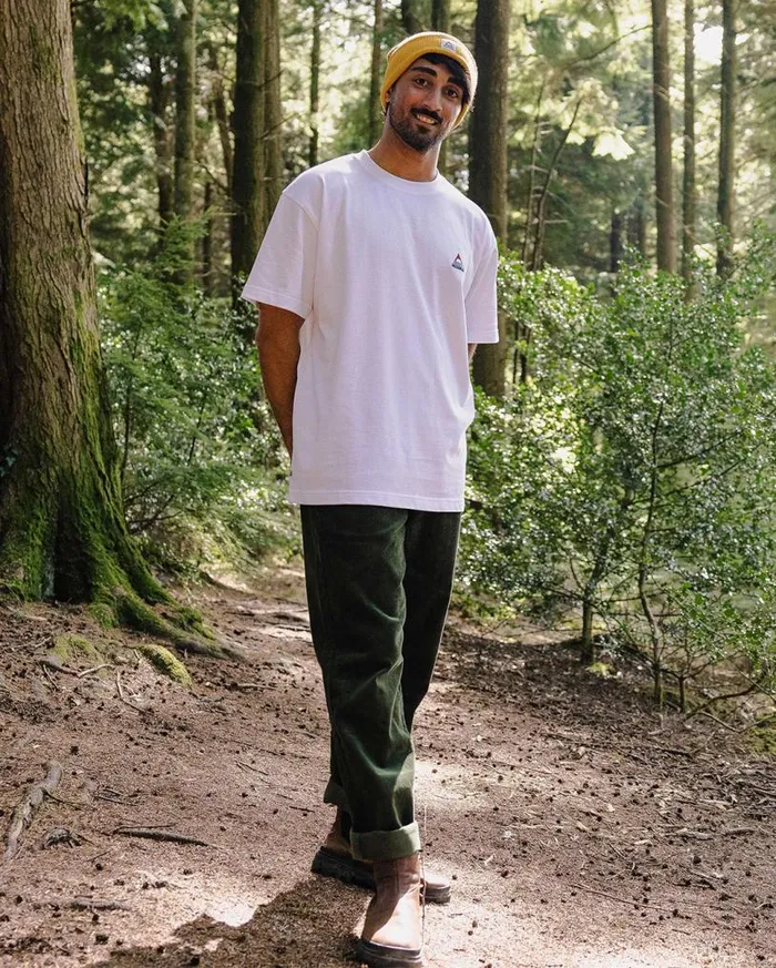 Passenger Clothing Vita Organic Relaxed Fit TShirt White Men TShirts and Vests