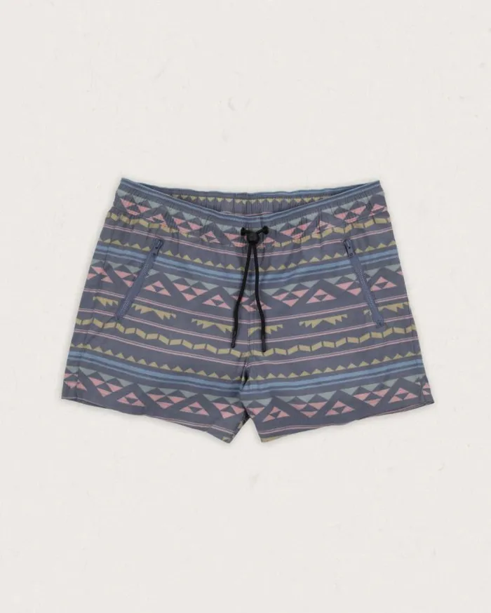 Passenger Clothing Way Out Organic Cotton All Purpose Short Black Geo Pattern Women Shorts