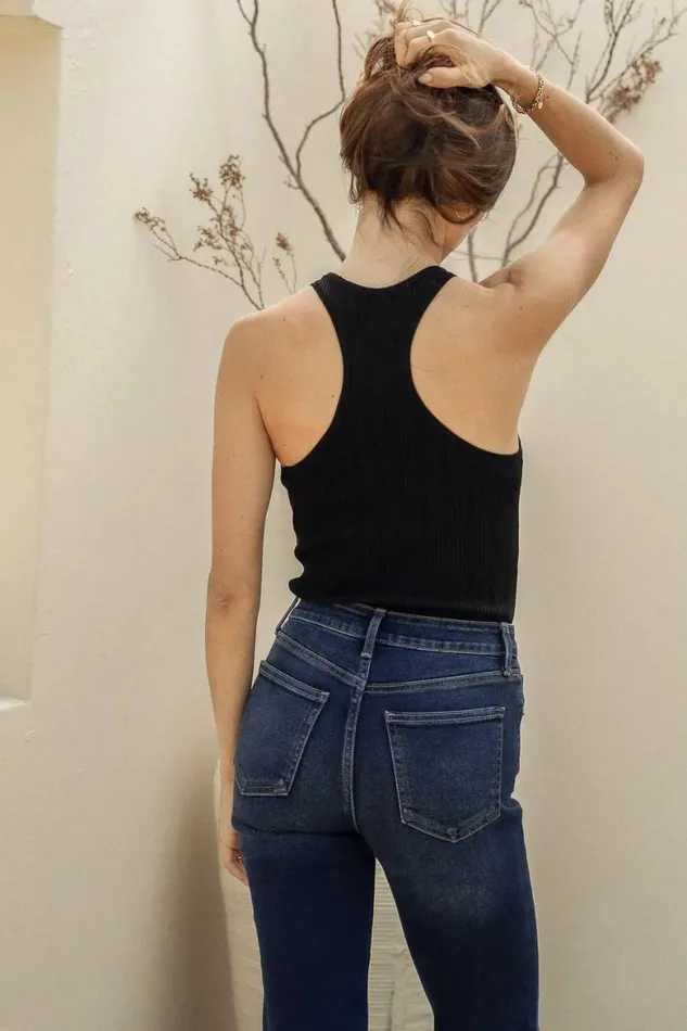 Pippa Bodysuit In Black 8211 FINAL SALE Black Women Bohme Tops