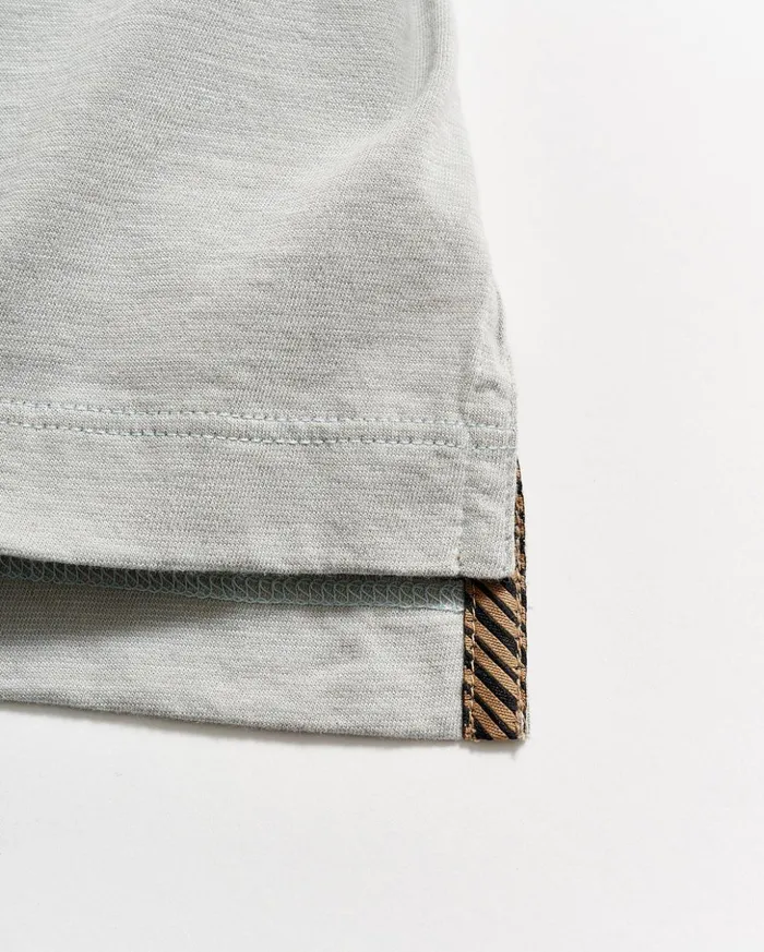 Polos Tees and Henleys Men Billy Reid Stripe Pensacola Polo Light Blue