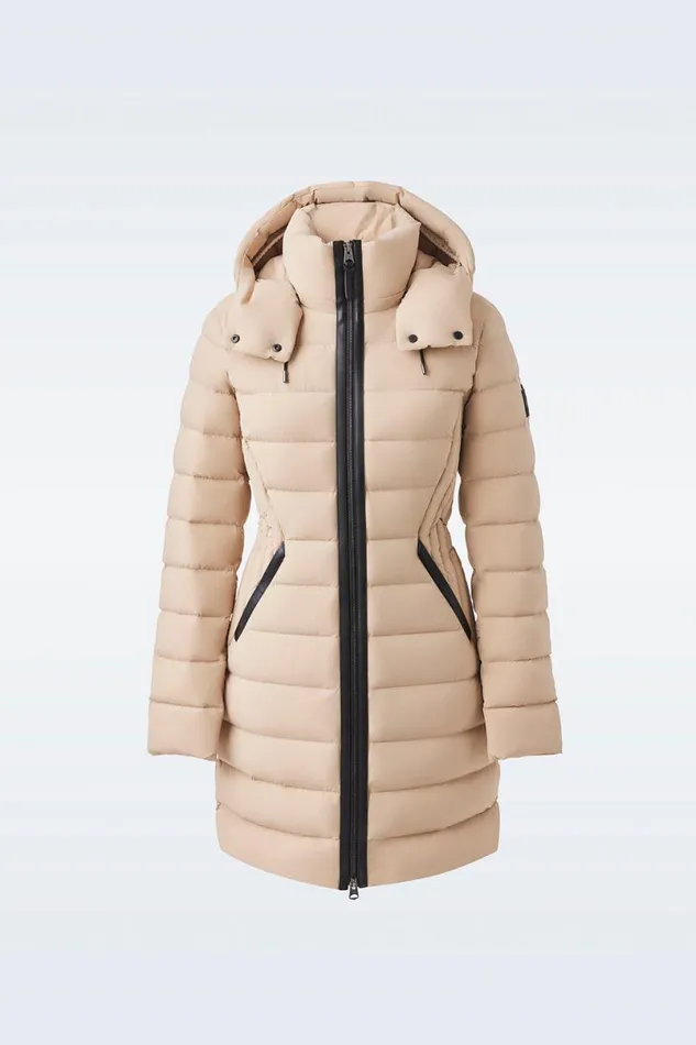 Puffers Women Mackage FARREN Agile360 Down Coat With Removable Hood Trench Puffers Women Mackage FARREN Agile360 Down Coat With Removable Hood Trench