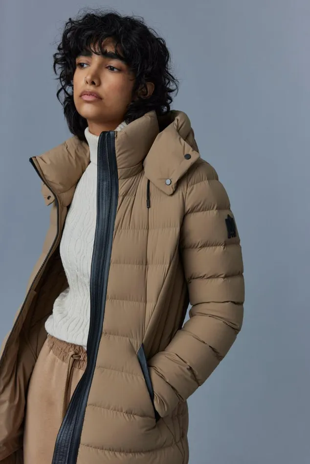 Puffers Women Mackage FARREN Agile360 Down Coat With Removable Hood Trench Puffers Women Mackage FARREN Agile360 Down Coat With Removable Hood Trench