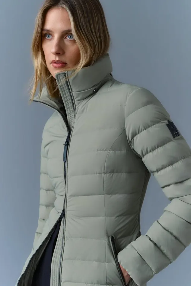Puffers Women Mackage MICHI Agile360 Stretch Light Down Jacket With Hood Black Puffers Women Mackage MICHI Agile360 Stretch Light Down Jacket With Hood Black