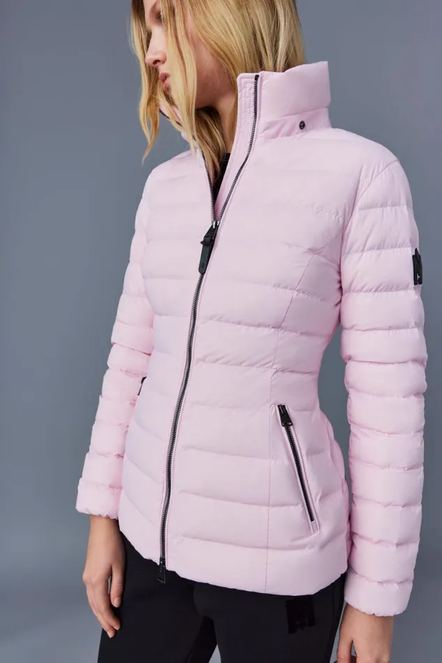 Puffers Women Mackage MICHI Agile360 Stretch Light Down Jacket With Hood Black Puffers Women Mackage MICHI Agile360 Stretch Light Down Jacket With Hood Black