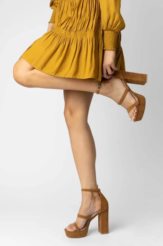 Raelynn Heels In Camel 8211 FINAL SALE Camel Women Bohme Shoes