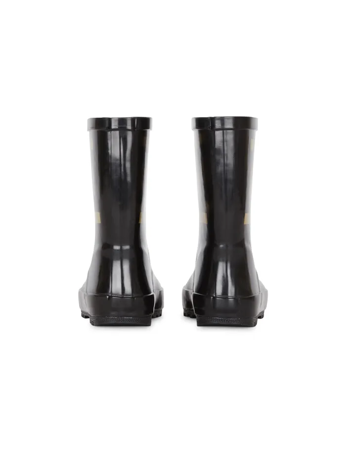 Rain Boots Black Kids Balmain