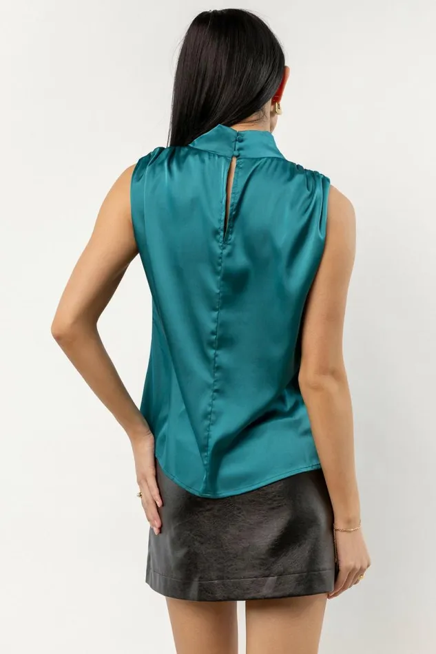 Ronin Sleeveless Blouse 8211 FINAL SALE Teal Women Bohme Tops