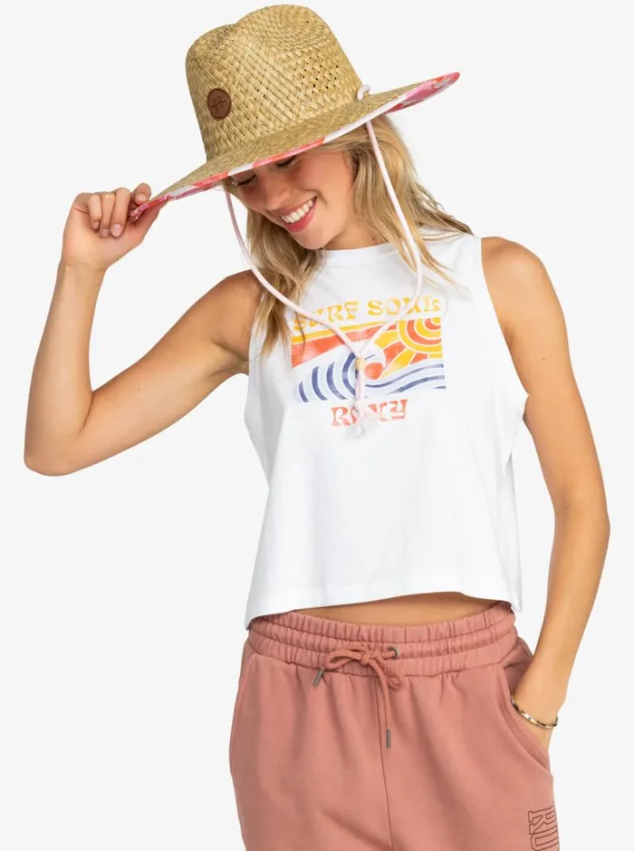 Roxy Beanies Pina To My Colada Printed Sun Hat Pale Dogwood Lhibiscus 8211 Women Roxy Beanies Pina To My Colada Printed Sun Hat Pale Dogwood Lhibiscus 8211 Women