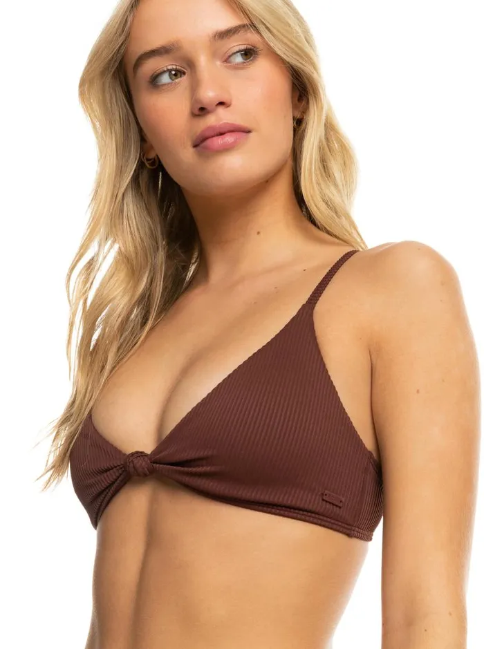 Roxy Bikinis Roxy Love The Surf Knot Bikini Top Bitter Chocolate 8211 Women Roxy Bikinis Roxy Love The Surf Knot Bikini Top Bitter Chocolate 8211 Women