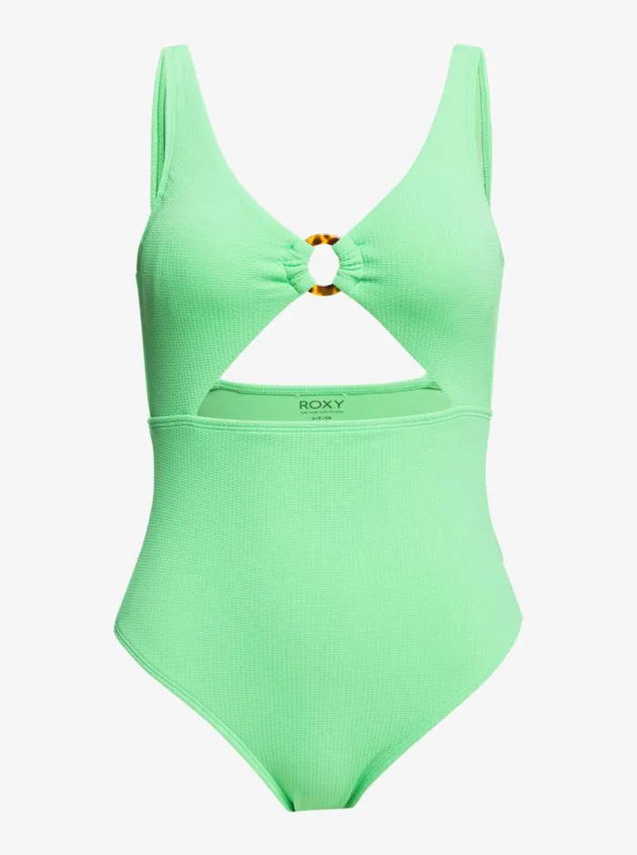 Roxy One Pieces Color Jam OnePiece Swimsuit Absinthe Green 8211 Women Roxy One Pieces Color Jam OnePiece Swimsuit Absinthe Green 8211 Women
