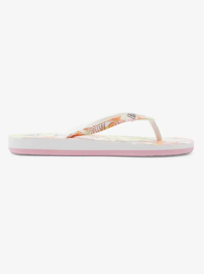 Roxy Shoes and Sandals Girl039s 416 Pebbles Sandals Whiteorangepink 8211 Kids Roxy Shoes and Sandals Girl039s 416 Pebbles Sandals Whiteorangepink 8211 Kids
