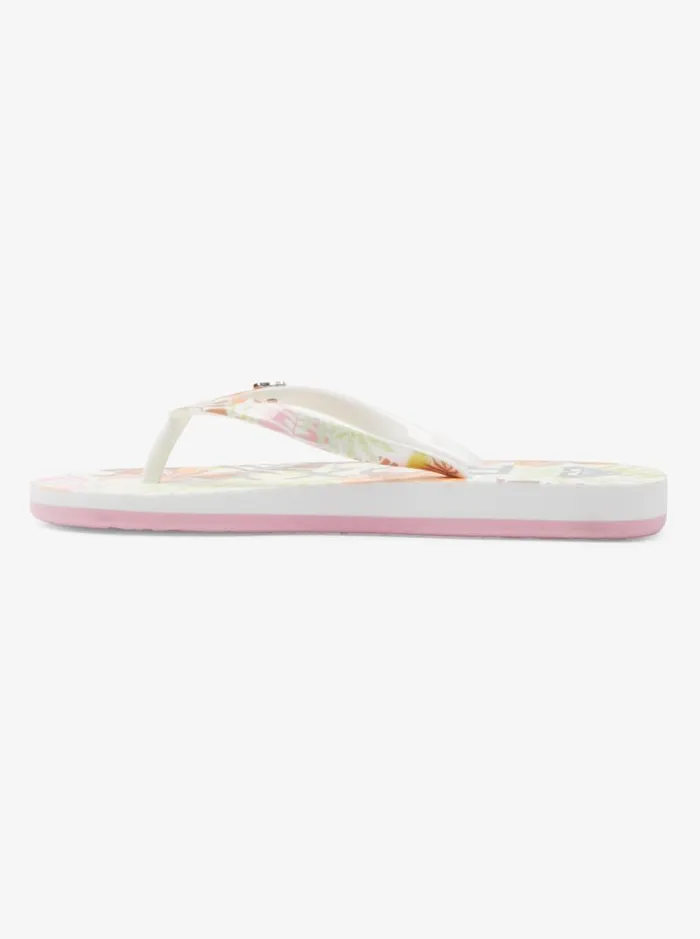 Roxy Shoes and Sandals Girl039s 416 Pebbles Sandals Whiteorangepink 8211 Kids Roxy Shoes and Sandals Girl039s 416 Pebbles Sandals Whiteorangepink 8211 Kids