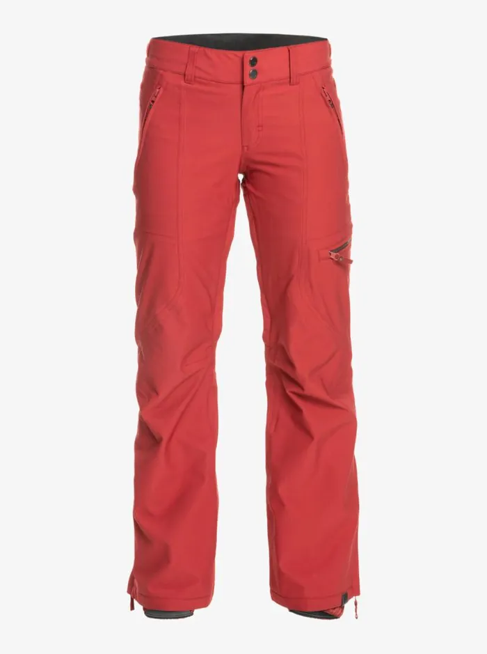 Roxy Snow Pants Cabin Slim Fit Snow Pants Brick Red 8211 Women Roxy Snow Pants Cabin Slim Fit Snow Pants Brick Red 8211 Women