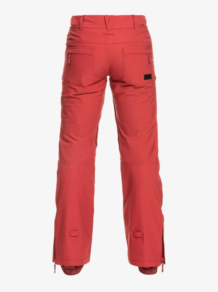 Roxy Snow Pants Cabin Slim Fit Snow Pants Brick Red 8211 Women Roxy Snow Pants Cabin Slim Fit Snow Pants Brick Red 8211 Women