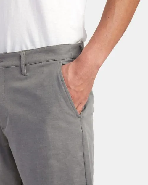 Rvca Back In Hybrid Walkshorts 19034 Athletic Heather Men Shorts and Hybrids