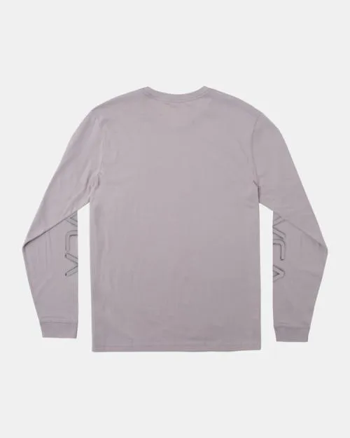 Rvca Boy039s Big Airbrush Long Sleeve TShirt Cement Boys Tees and Tanks