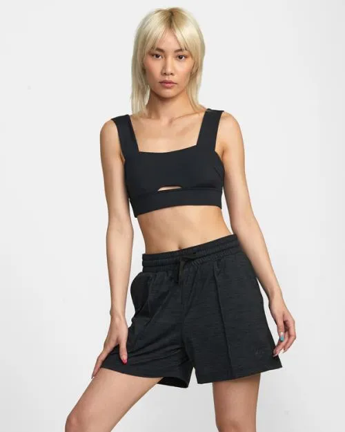 Rvca CAble Workout Shorts Black SportWomen Athletic Shorts