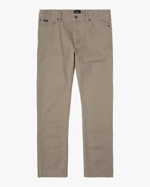 Rvca Daggers Twill Slim Fit Pants Wood Men Pants