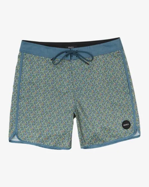 Rvca Freeport Boardshorts 16034 Duck Blue Men Boardshorts