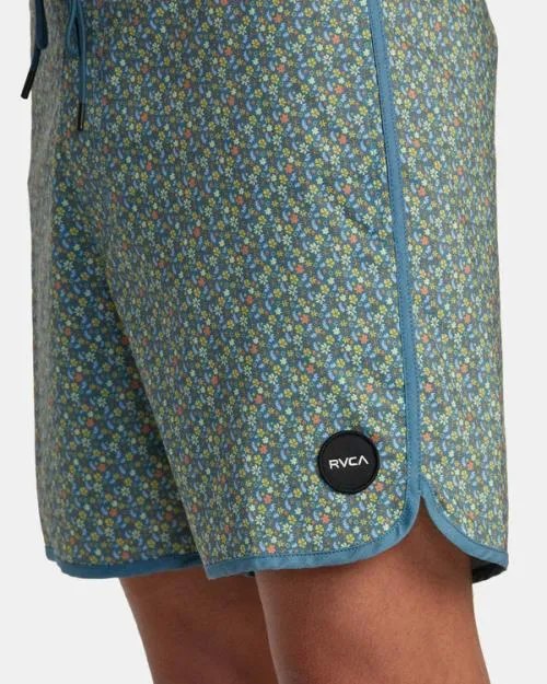 Rvca Freeport Boardshorts 16034 Duck Blue Men Boardshorts