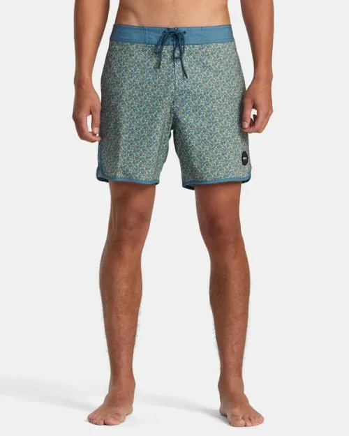 Rvca Freeport Boardshorts 16034 Duck Blue Men Boardshorts