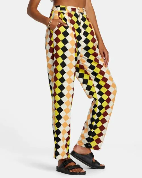 Rvca Greenpacha Peru Loose Fit Pants Multi Women Pants