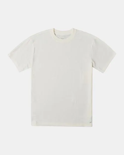 Rvca HiGrade Hemp Tee Natural Men Short Sleeves
