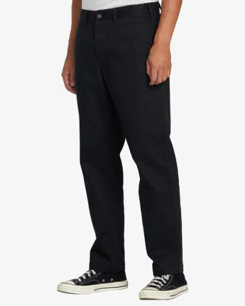 Rvca New Dawn Chinos Pirate Black Men Pants