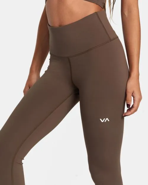 Rvca Seniesa Superbad High Waist Leggings Major Brown SportWomen Pants