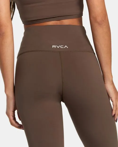 Rvca Seniesa Superbad High Waist Leggings Major Brown SportWomen Pants