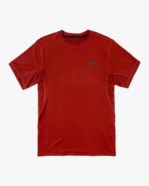 Rvca Sport Vent Performance Tee Cardinal SportMen Short Sleeves