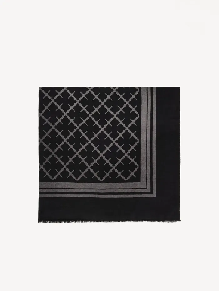 Scarves Women By Malene Birger Cornelis Wool Scarf Charcoal