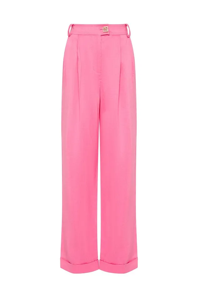 Sentiment Tailored Pant Brilliant Pink Women Aje Pants