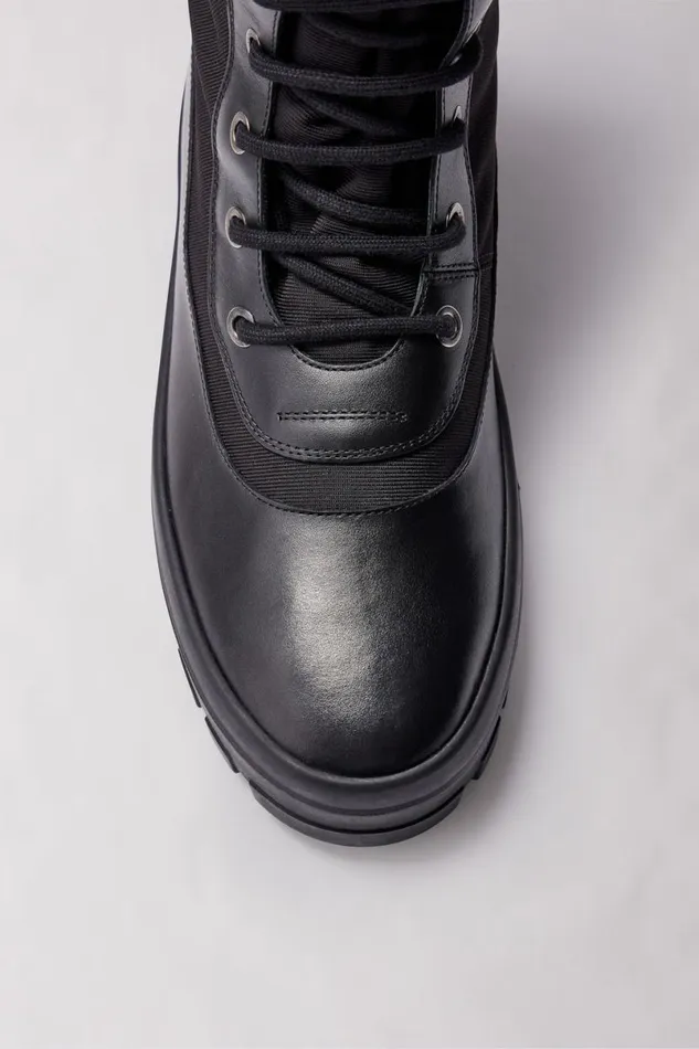 Shearling Lined Boots Men Mackage HERO Shearlinglined Winter Boot For Men Black Shearling Lined Boots Men Mackage HERO Shearlinglined Winter Boot For Men Black