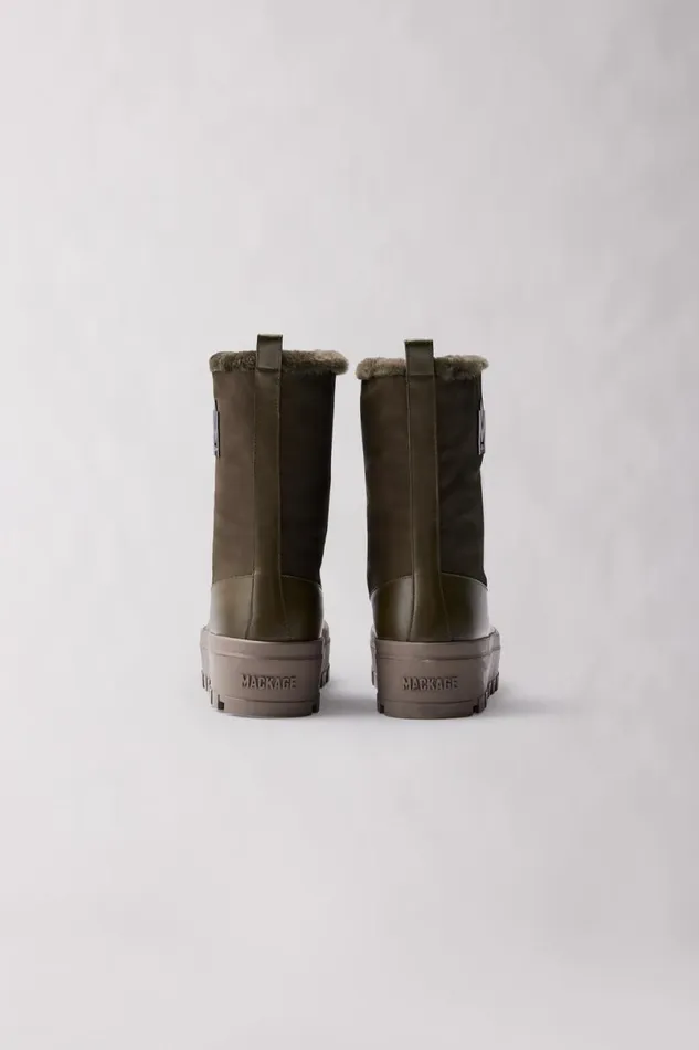 Shearling Lined Boots Men Mackage HERO Shearlinglined Winter Boot For Men Black Shearling Lined Boots Men Mackage HERO Shearlinglined Winter Boot For Men Black