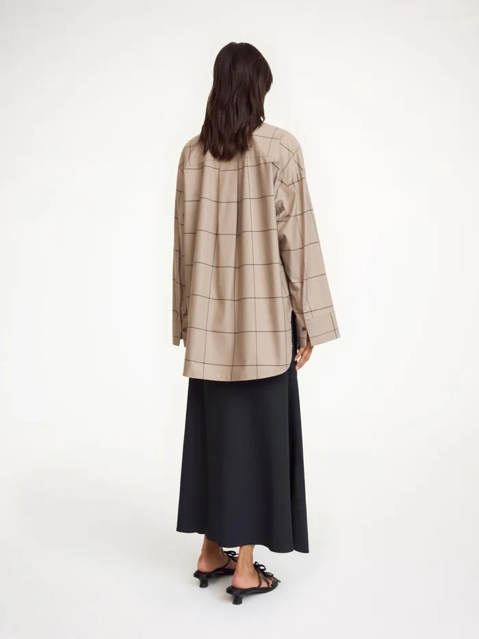 Shirts and Blouses Women By Malene Birger Derris Organic Cotton Shirt Autumn Check Shirts and Blouses Women By Malene Birger Derris Organic Cotton Shirt Autumn Check