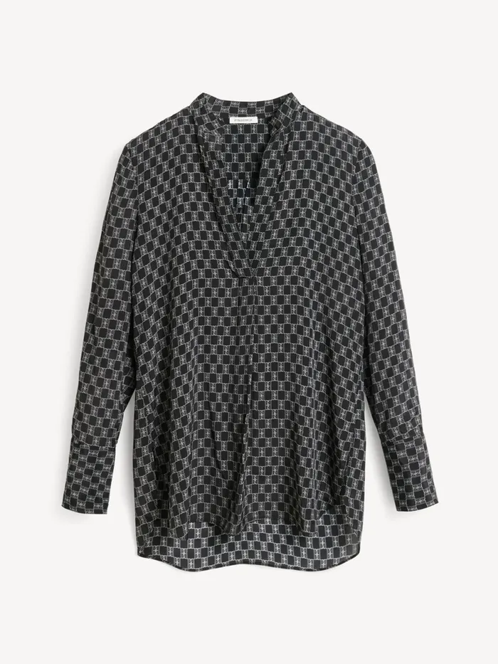 Shirts and Blouses Women By Malene Birger Mabillon Shirt Mono Lined 050 Shirts and Blouses Women By Malene Birger Mabillon Shirt Mono Lined 050