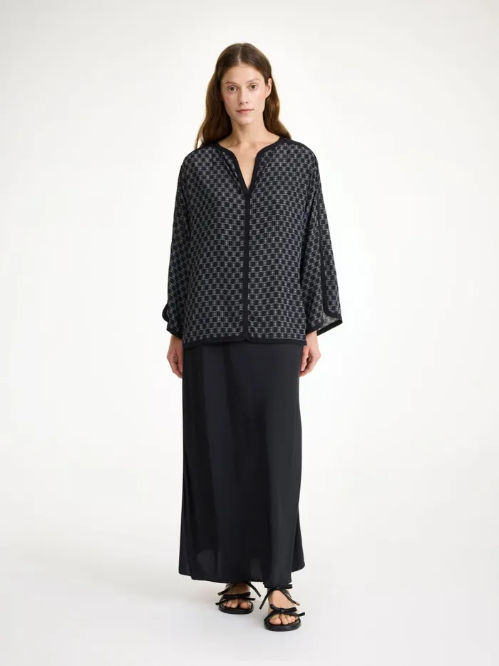 Shirts and Blouses Women By Malene Birger Plazzo Blouse Mono Lined 050
