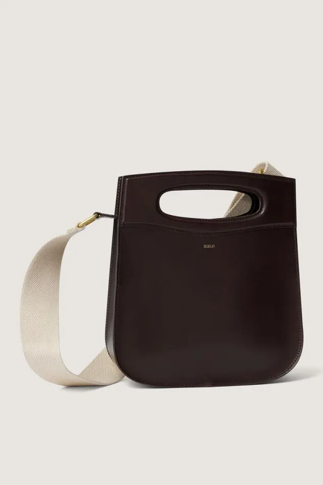 Shoulder Bags Women Soeur CHERI BAG Dark Brown