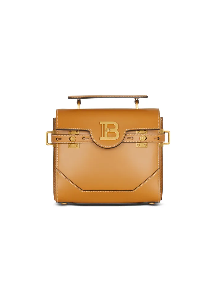 Smooth Leather BBuzz 23 Bag Brown Women Balmain Handbags