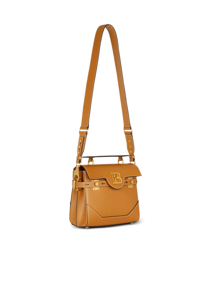 Smooth Leather BBuzz 23 Bag Brown Women Balmain Handbags