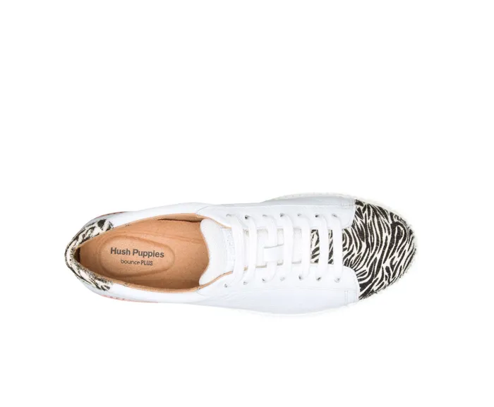 Sneakers Hush Puppies Women Sabine Sneaker White Leatherzebra Sneakers Hush Puppies Women Sabine Sneaker White Leatherzebra